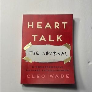 ‘Heart Talk' Book by Cleo Wade NEW! Red paperback
